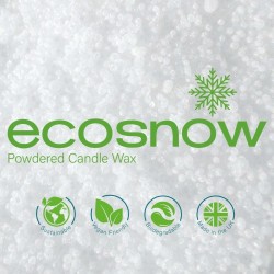 Stearīna pūdera vasks beramajām svecēm, EcoSnow Powder