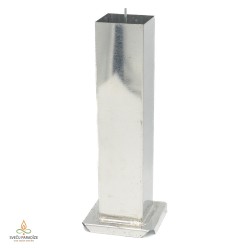 Sveces veidne ar izņemamu dakts tapu, kvadrātiska, tērauda, 55x230mm, LIETOTA