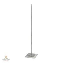 Sveces veidne ar izņemamu dakts tapu, kvadrātiska, tērauda, 55x230mm, LIETOTA