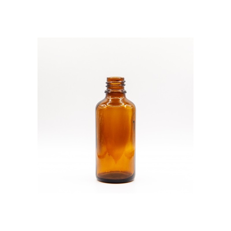 Stikla pudelīte eļļai, DIN18, 50ml