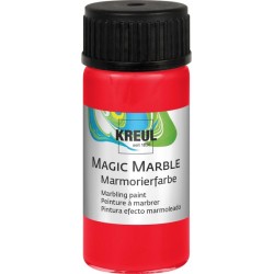 Sarkana, krāsa ar marmora...