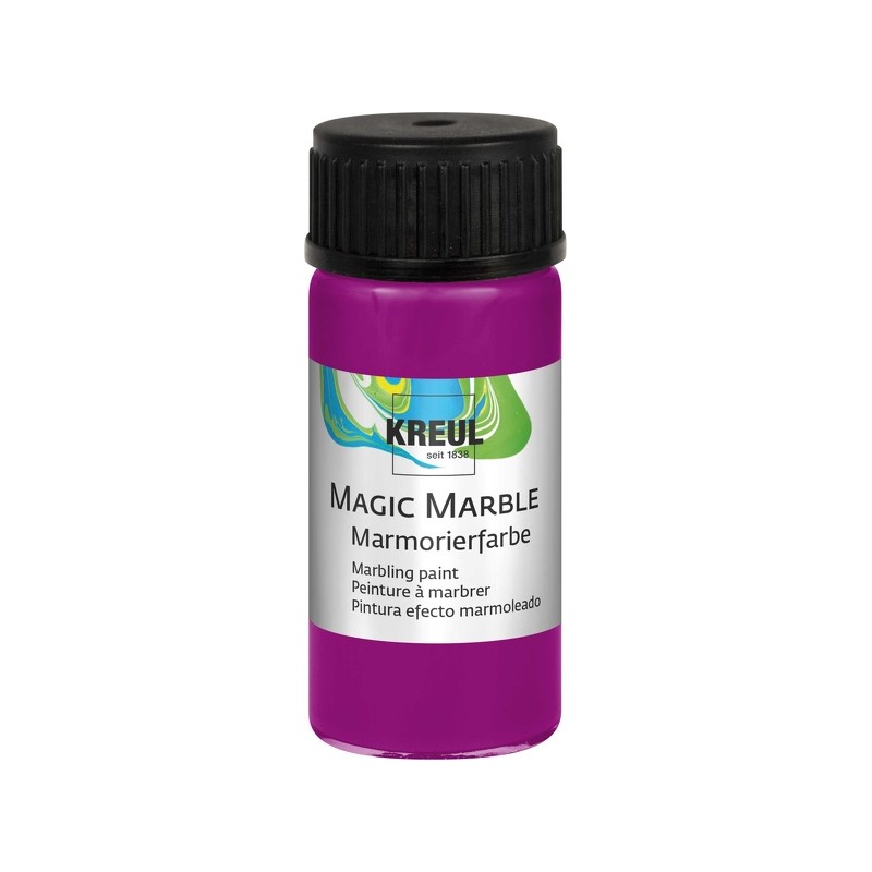 Purpursarkana, krāsa ar marmora efektu, 20ml