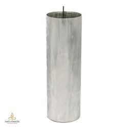 Sveces veidne ar izņemamu dakts tapu, Cilindrs, alumīnija, 77x240mm, LIETOTA