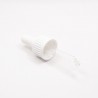 Vāciņš ar pipeti, DIN18, 10ml pudelei, balts