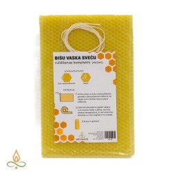 Bišu vaska sveču rullēšanas komplekts, mazais