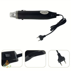 Karstā gaisa pistole fēns, 300W, melna