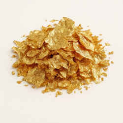 Zelta folija pārslas