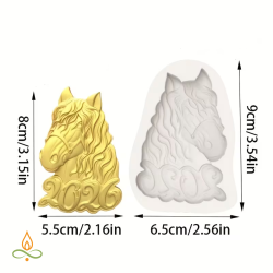 Силиконовая форма Фигура лошади, 55x80мм