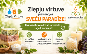 Ziepju virtuve pievienojas Sveču paradīzei